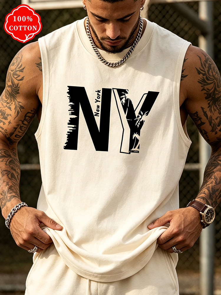 Drone Buzzer - Men 100% Cotton Crew Neck Tank