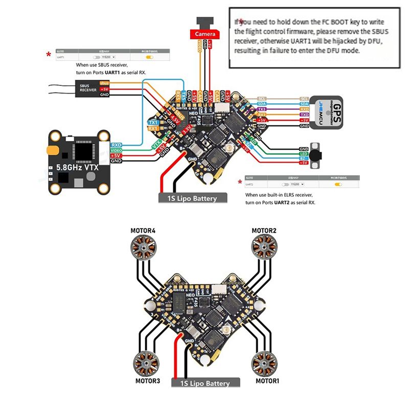 FBIL-F435 NEO 1S AIO Flight Co - огляд і ціна Drone Esc