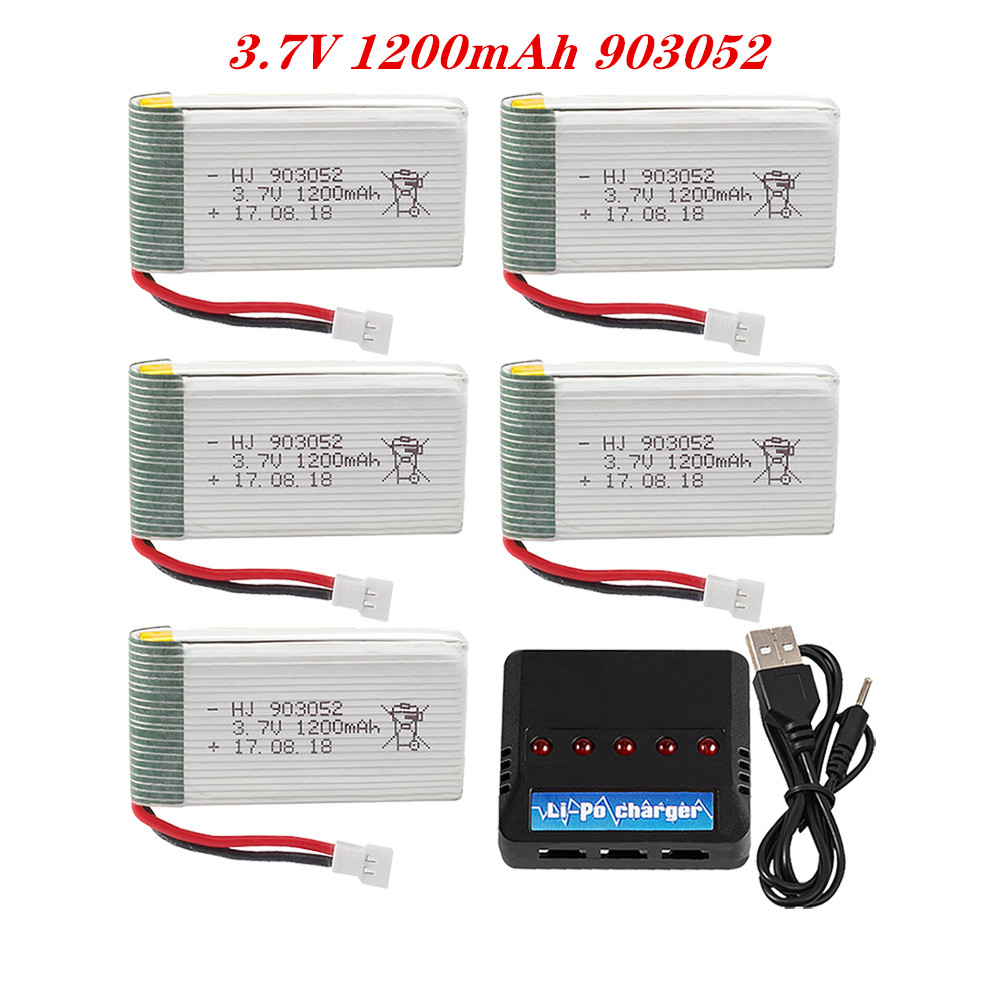 3.7V 1200mah 903052 Lipo Batte - огляд і ціна Drone Charger