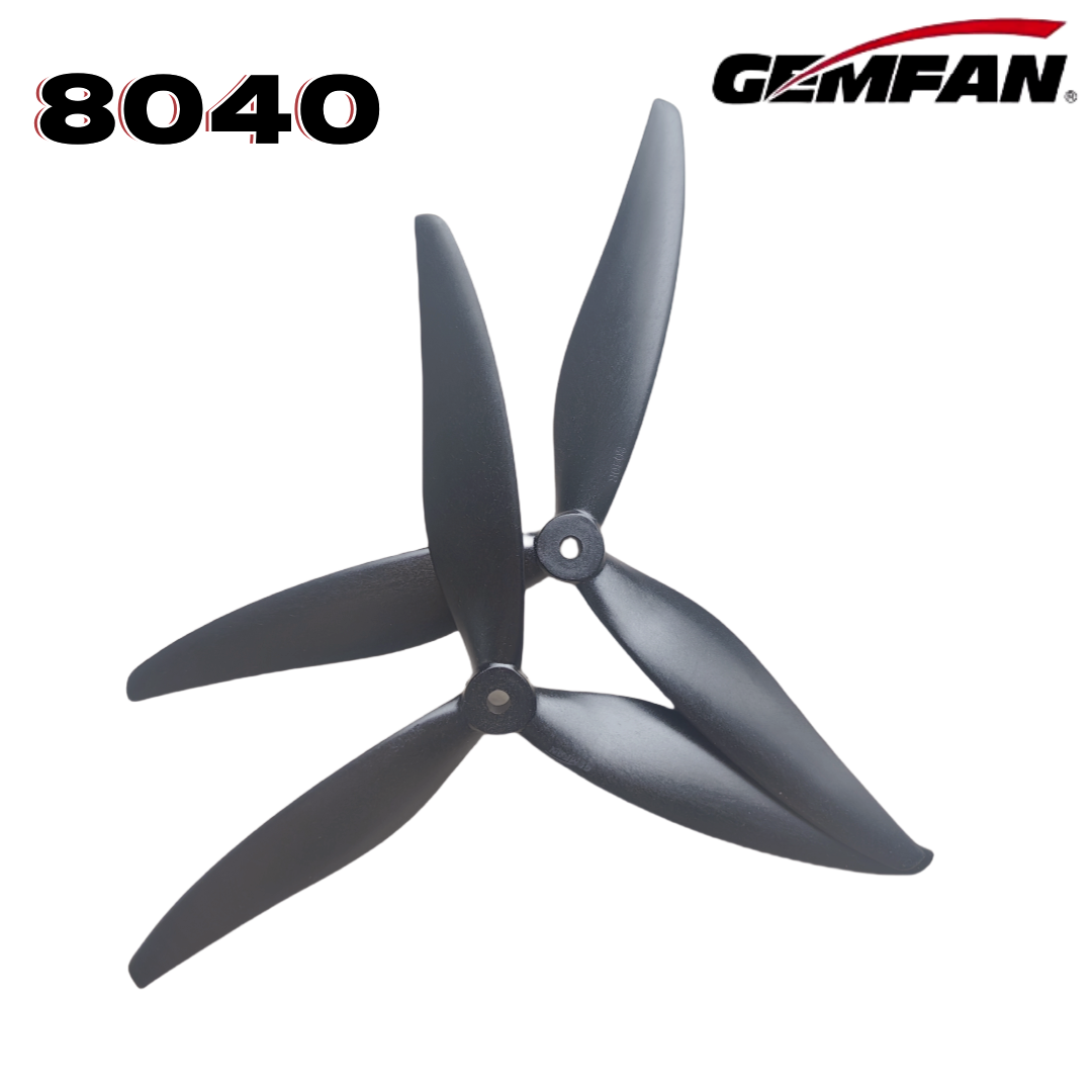 Gemfan 8040 8X4X3 3-blade 8-in - огляд і ціна Drone Propeller
