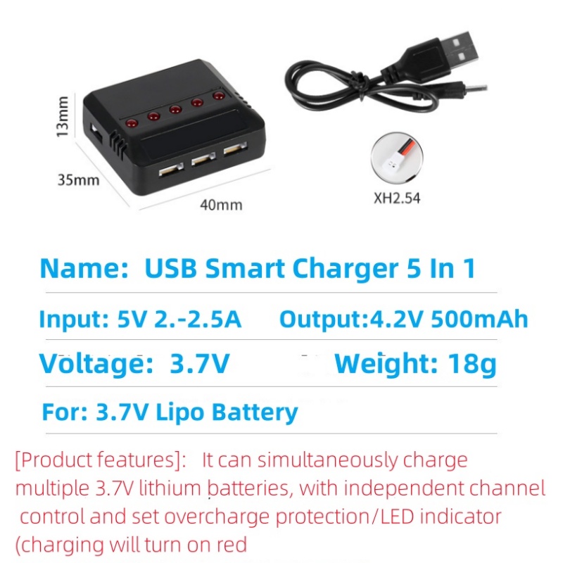 Syma X5HW X5HC X5C X5SW 3.7V 5 - огляд і ціна Drone Charger