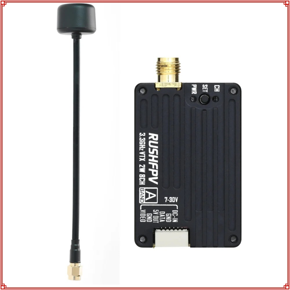 2026 New RUSHFPV 3.3G 2W VTX T - огляд і ціна Drone Transmitter