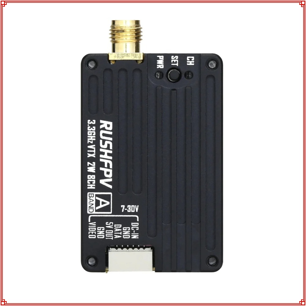 2026 New RUSHFPV 3.3G 2W VTX T - огляд і ціна Drone Transmitter