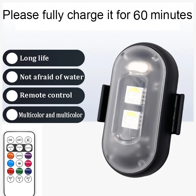 2/4/8Pcs Wireless Remote Contr - огляд і ціна Drone Led Light