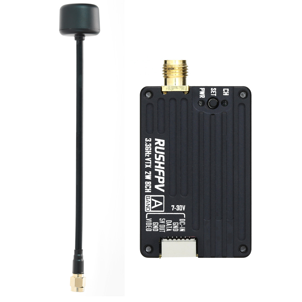 RUSHFPV 3.3G 2W VTX Transmitte - огляд і ціна Drone Receiver