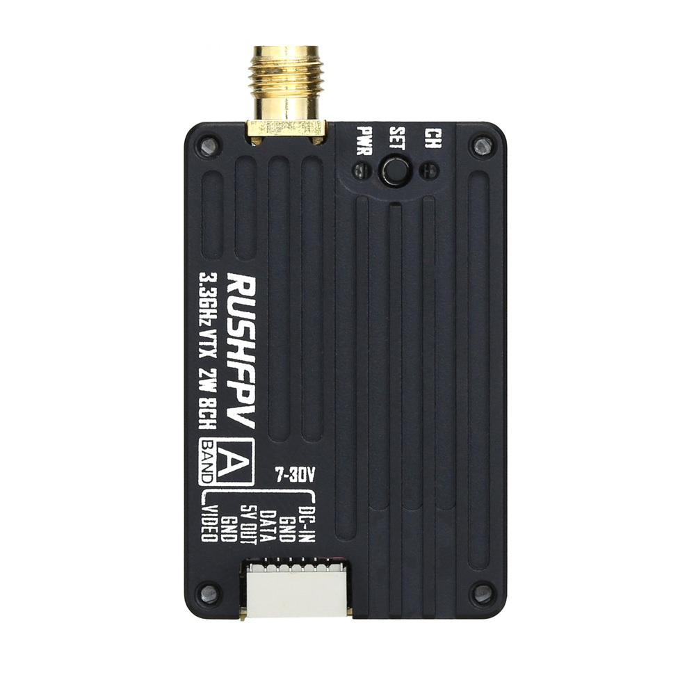 RUSHFPV 3.3G 2W VTX Transmitte - огляд і ціна Drone Receiver
