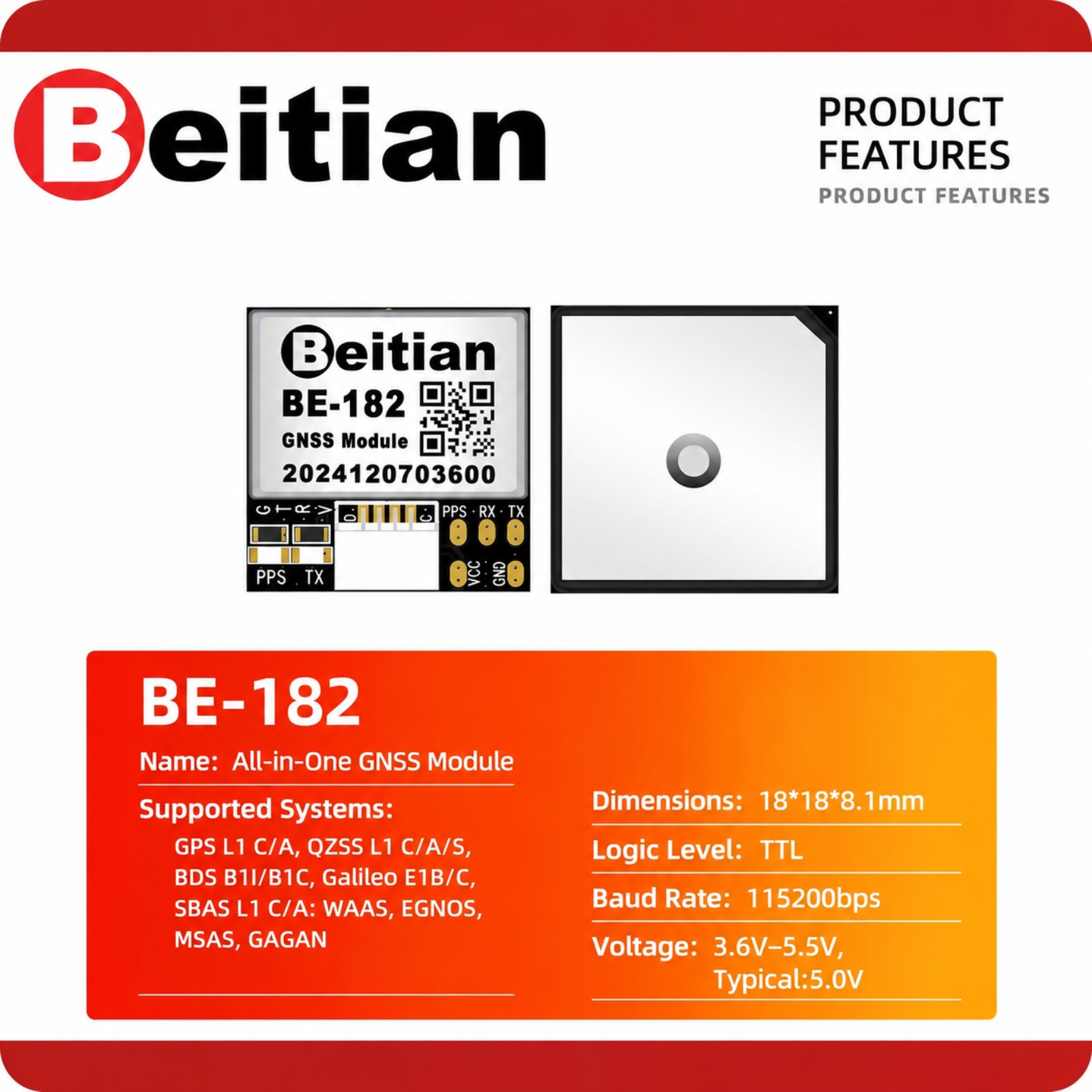 Beitian M10 Triple Mode GNSS C - огляд і ціна Drone Compass