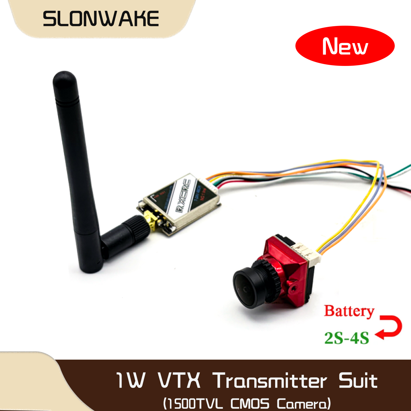 SLONWAKE  5.8G 48CH 1W VTX 100 - огляд і ціна Drone Frame