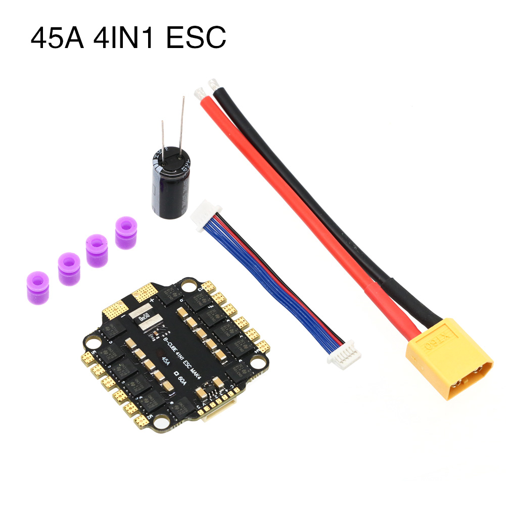 UAngel 4IN1 45A 60A ESC BLHELI - огляд і ціна Drone Esc