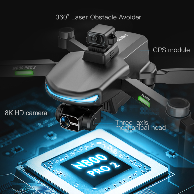 N800 PRO 2 GPS Drone Professio - огляд і ціна Drone Gps Mount