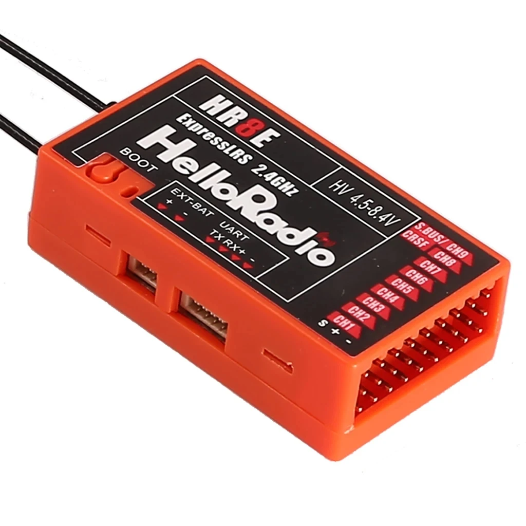 HelloRadio HR8E 2.4G ELRS PWM  - огляд і ціна Drone Receiver