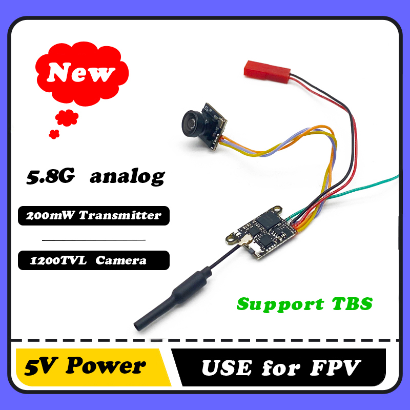 SLONWAKE 5.8G 1200TVL FPV Came - огляд і ціна Drone Frame