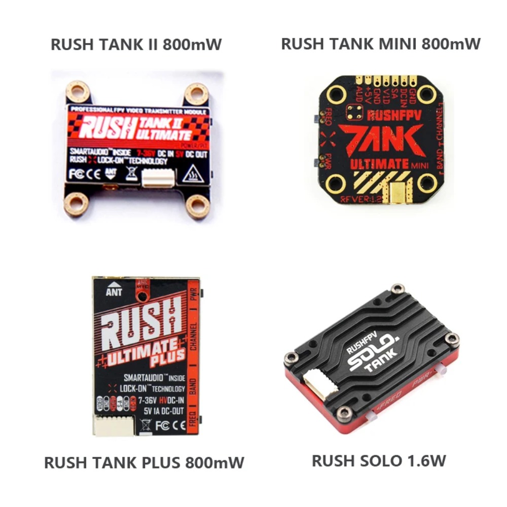 RUSH TANK Ultimate II/Mini/PLU - огляд і ціна Drone Frame